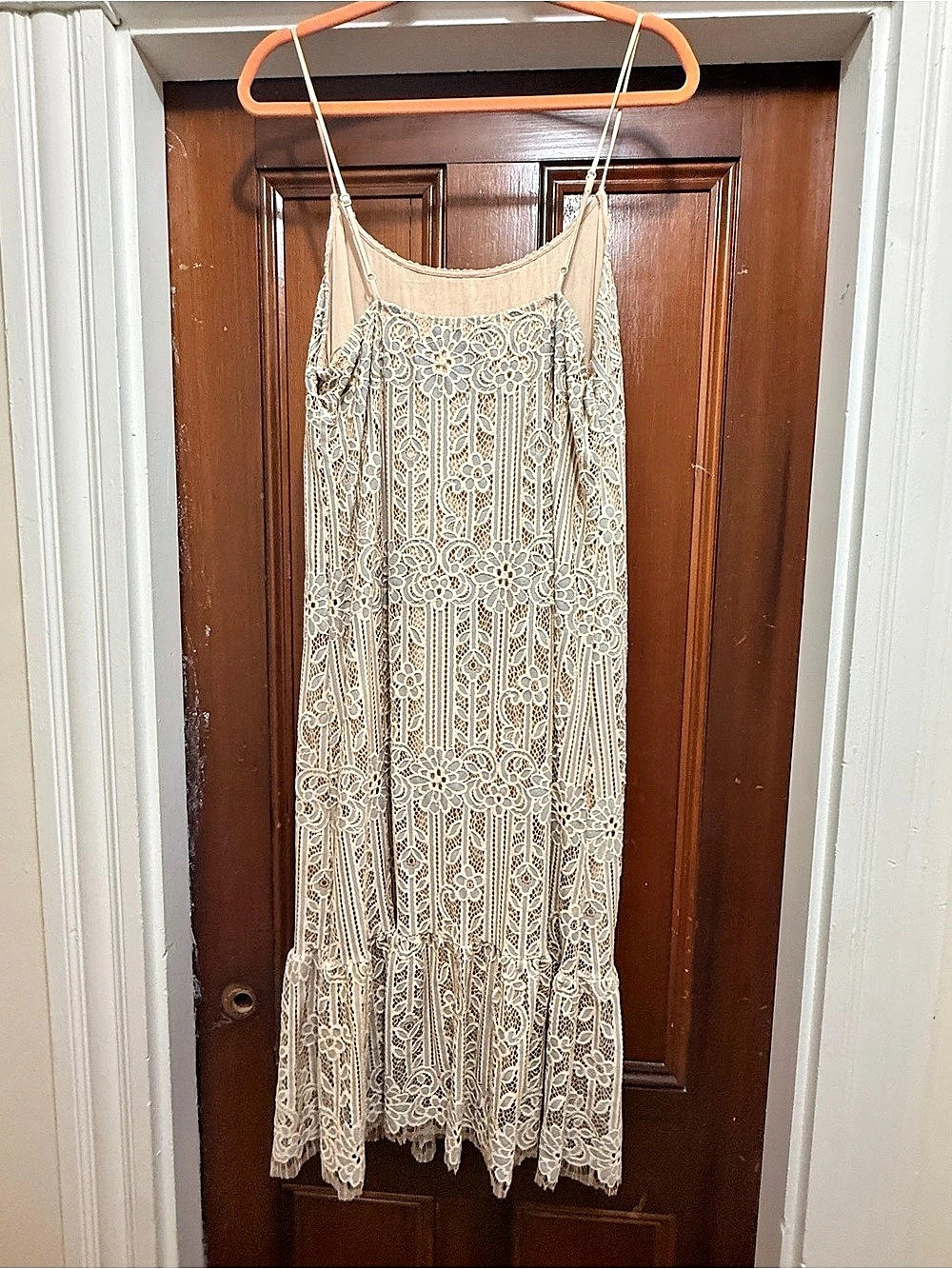 Eri + Ali Anthropologie Twilight Lace Midi Dress – Medium